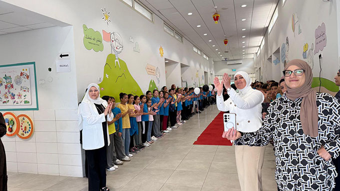تخريج الفوج الثامن والعشرون في مدرسة المستقبل الابتدائية في جلجولية 